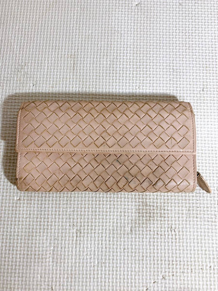 ☆BOTTEGA VENETA ボッテガ・ヴェネタ 長財布 イントレチャート レザー