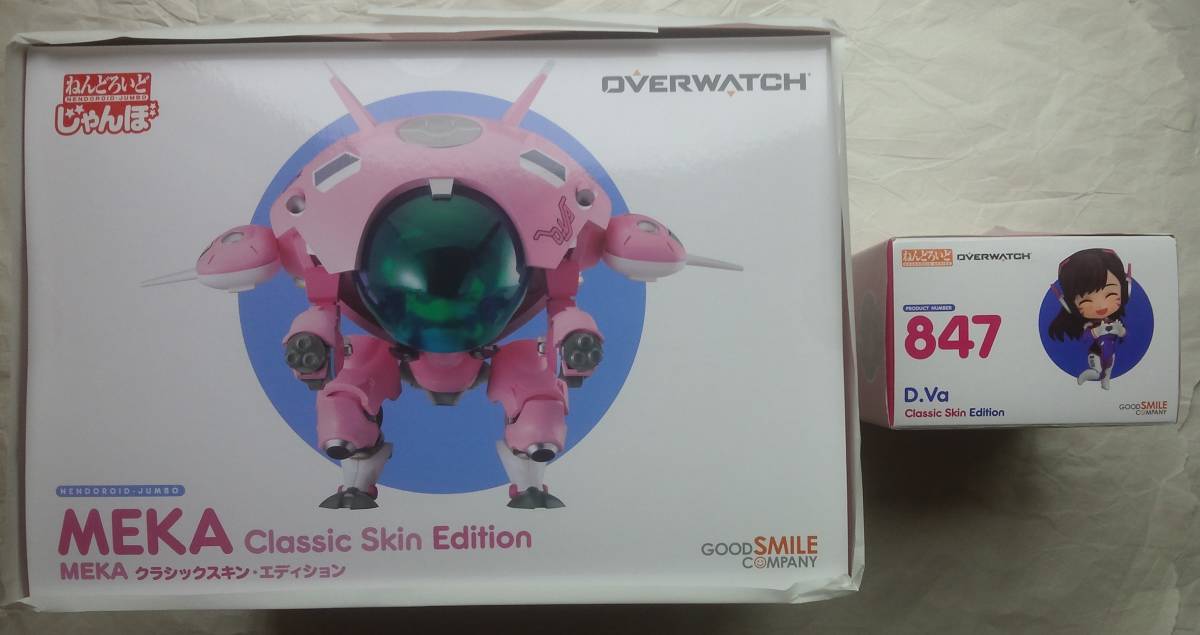 ねんどろいどじゃんぼ MEKA クラシックスキン・エディション ねんどろいど D.Va クラシックスキン・エディション 再販