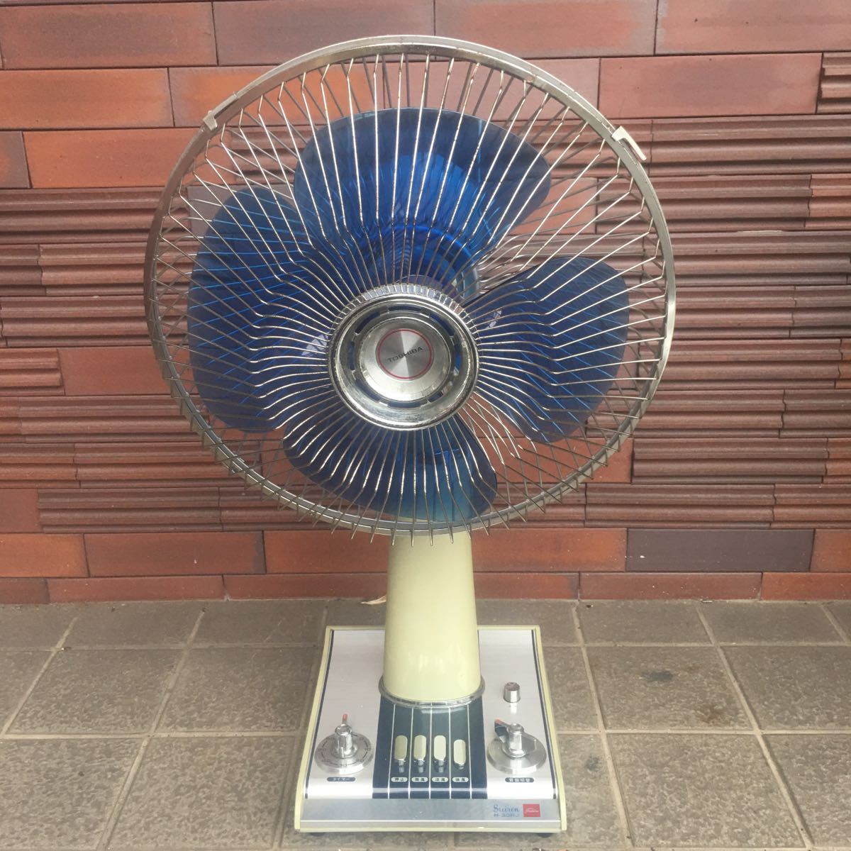 TOSHIBA 東芝 東芝扇風機 H-30RJ 水蓮 箱付き レトロ扇風機 昭和レトロ 