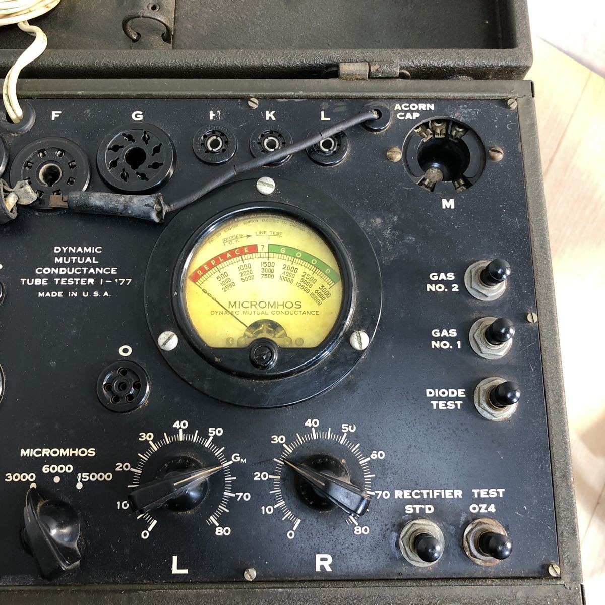 真空管試験機TUBE TESTER I -177・B ? レア 真空管試験機TUBE TESTER I -177・B ? レア