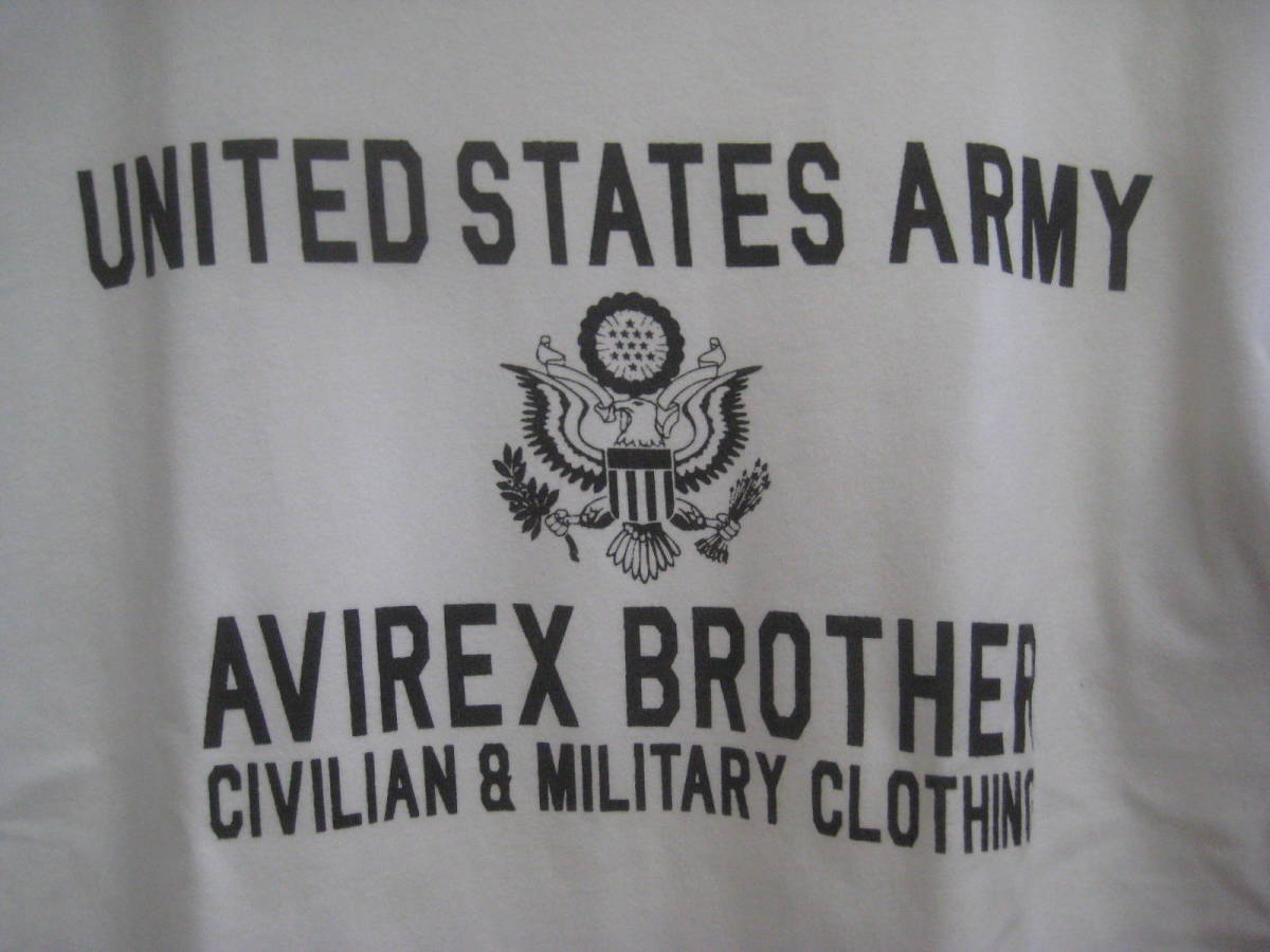 一点物!! AVIREX アヴィレックス ミリタリー ロンＴ UNITED STATES ARMY サイズ L_画像5