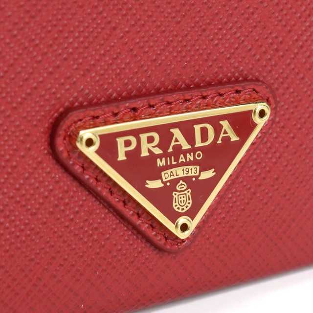 プラダ PRADA 小銭入れ ブランド コインケース カードケース 1MC026 QHH F068Z FUOCO レッド系 