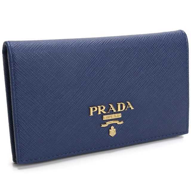 プラダ PRADA 2つ折り財布 ブランド 財布 コンパクト財布 1MV020　QWA　F0016 BLUETTE ブルー系 _画像1