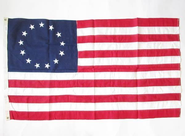新品/初代アメリカ国旗/13星/ベッツィー・ロス・フラッグ/85cm×146cm