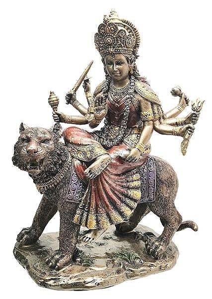 神像 仏像 菩薩 虎に乗った女神ドゥルガー ザ・マハシャクティ 神像 仏像 菩薩 虎に乗った女神ドゥルガー ザ・マハシャクティ