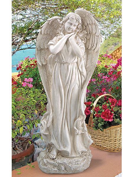 コンスタンツの良心 天使のガーデン彫刻 彫像/ 守護天使 エンジェル ガーデニング(輸入品)