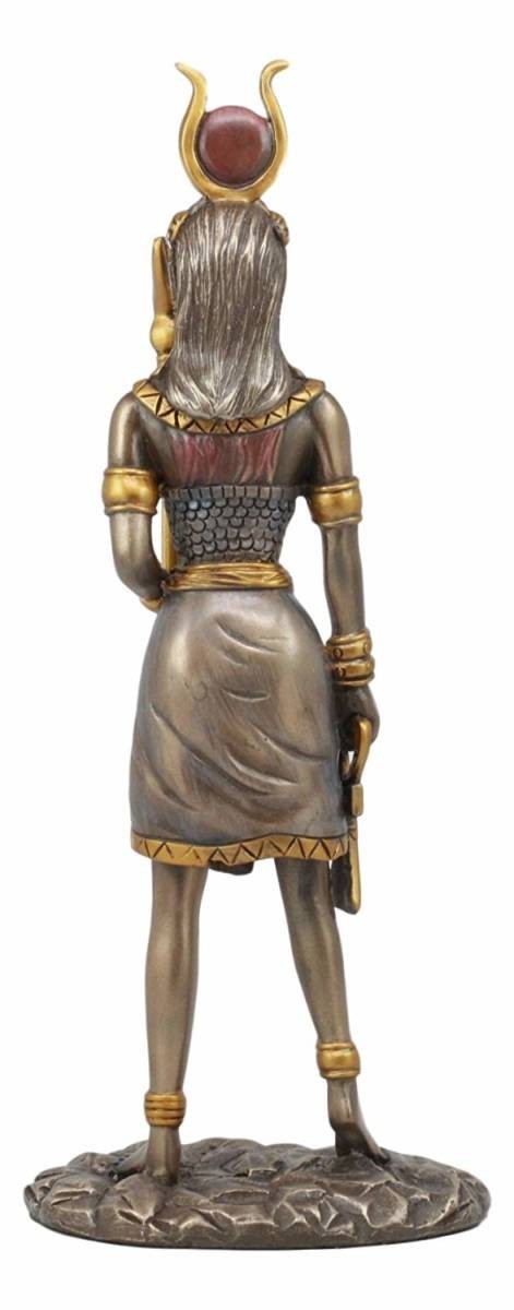 古代エジプトの女神 ハトホル神 愛と喜び母性像 彫刻 彫像 エスニック 愛と美の女神 [輸入品_画像4