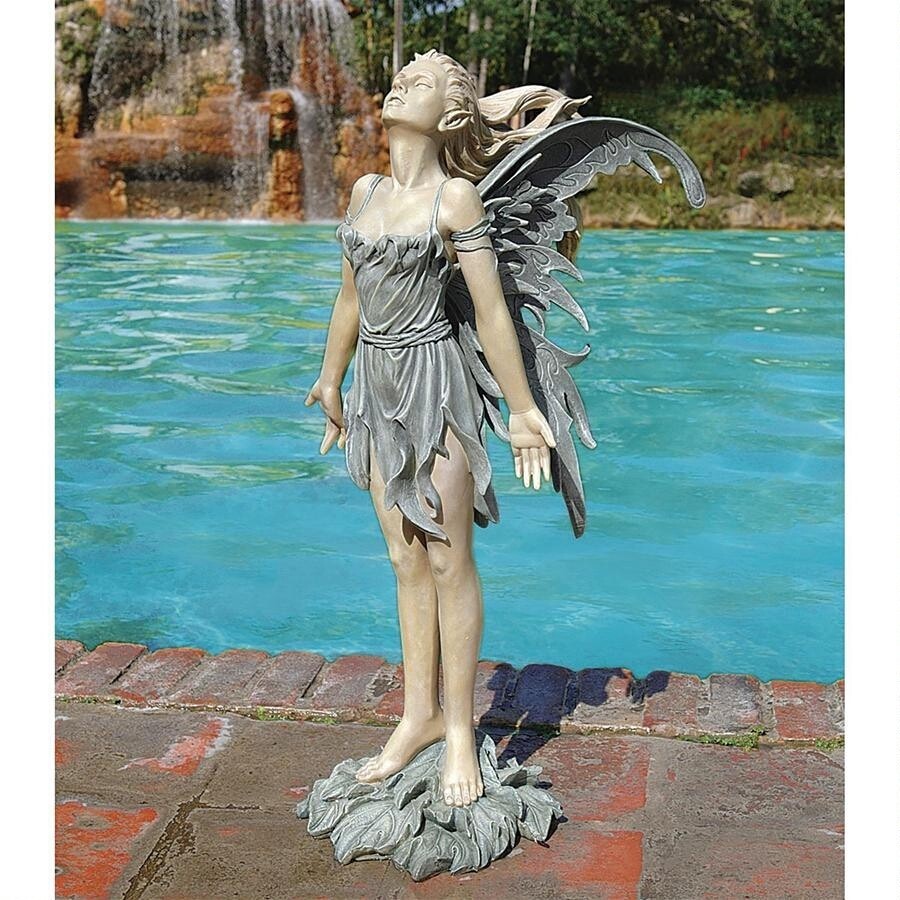 スピリットオブ・ザウィンド・フェアリー（風の妖精、精霊）彫像 彫刻 広場 ピロティ カフェ（輸入品