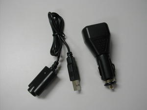 電子たばこ用自動車用シガーソケット充電プラグ&USB充電器セット SC-CS-3_画像1