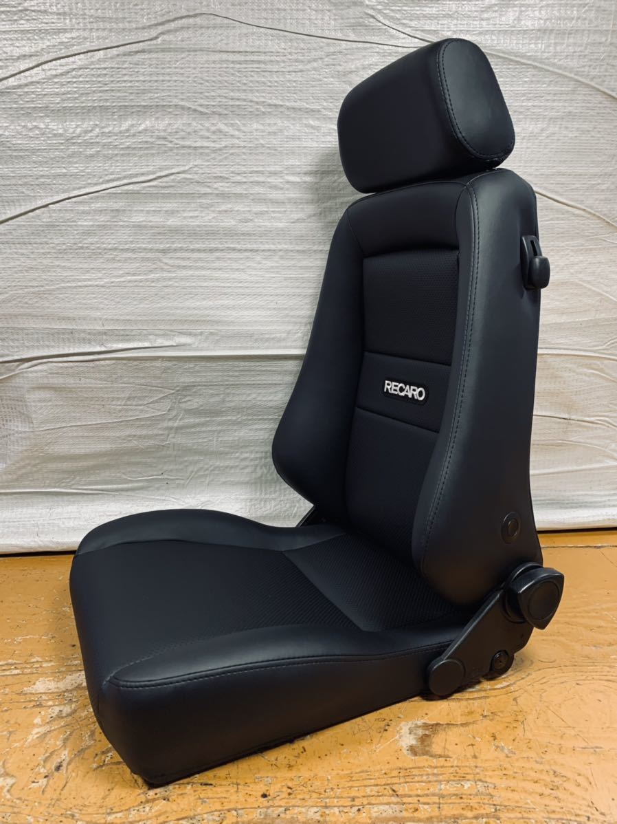 38.レカロ RECARO LX-VF 黒フェイクレザー張り替え 張替え 張替