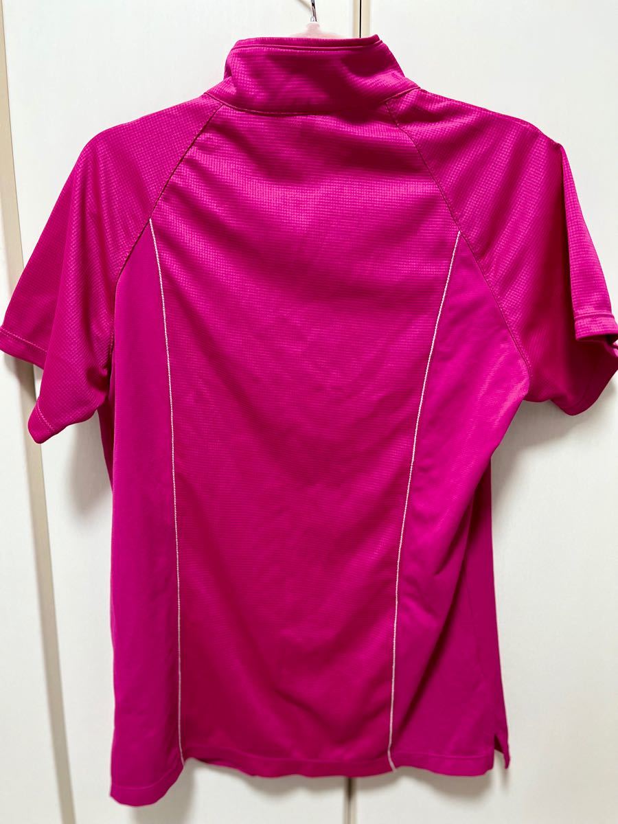 ユニクロ ポロシャツ スポーツウェア M  / レディース ピンク 半袖シャツ