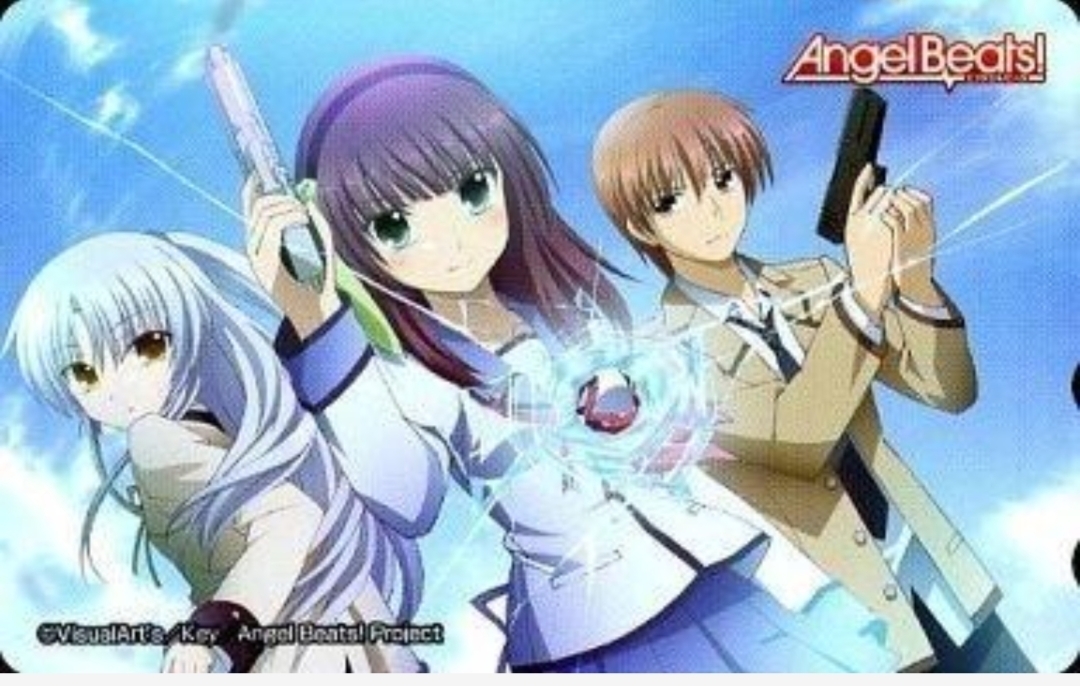 お礼や感謝伝えるプチギフト Angel Beats テレカ テレホンカード 天使