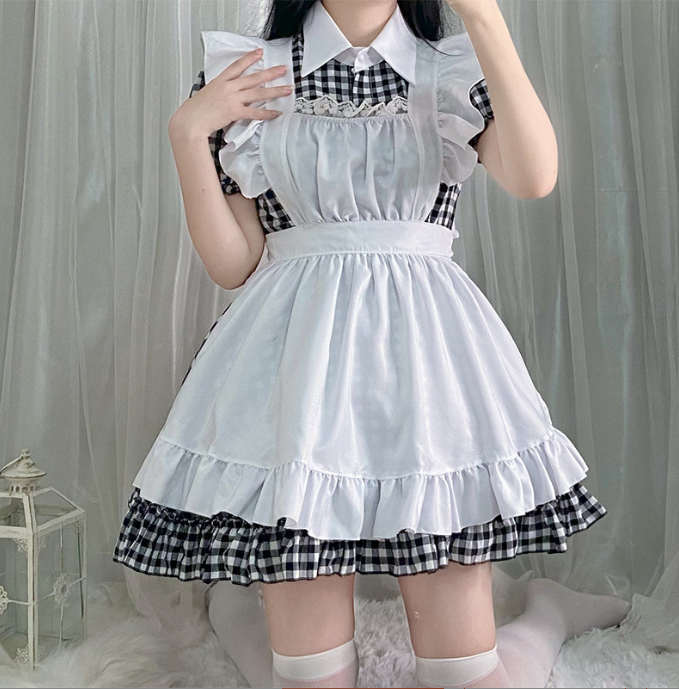 [.] One-piece made clothes Lolita pannier an educational institution festival Halloween festival Event costume play clothes 