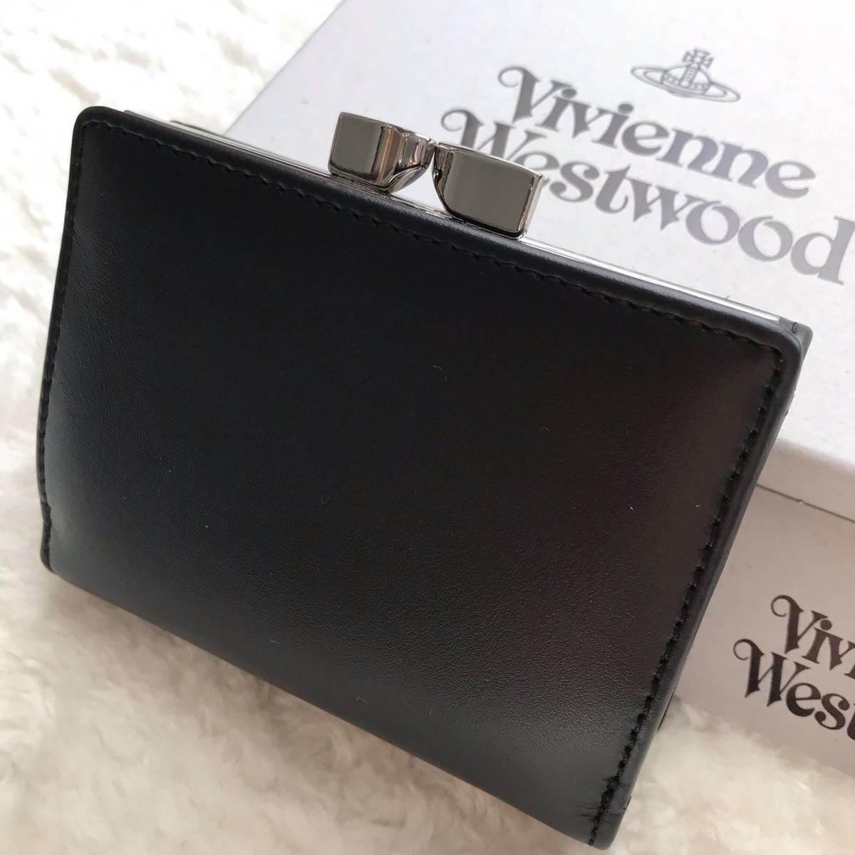 新品未使用 VivienneWestwood 限定1点! 三つ折り財布 がま口 小銭入れ