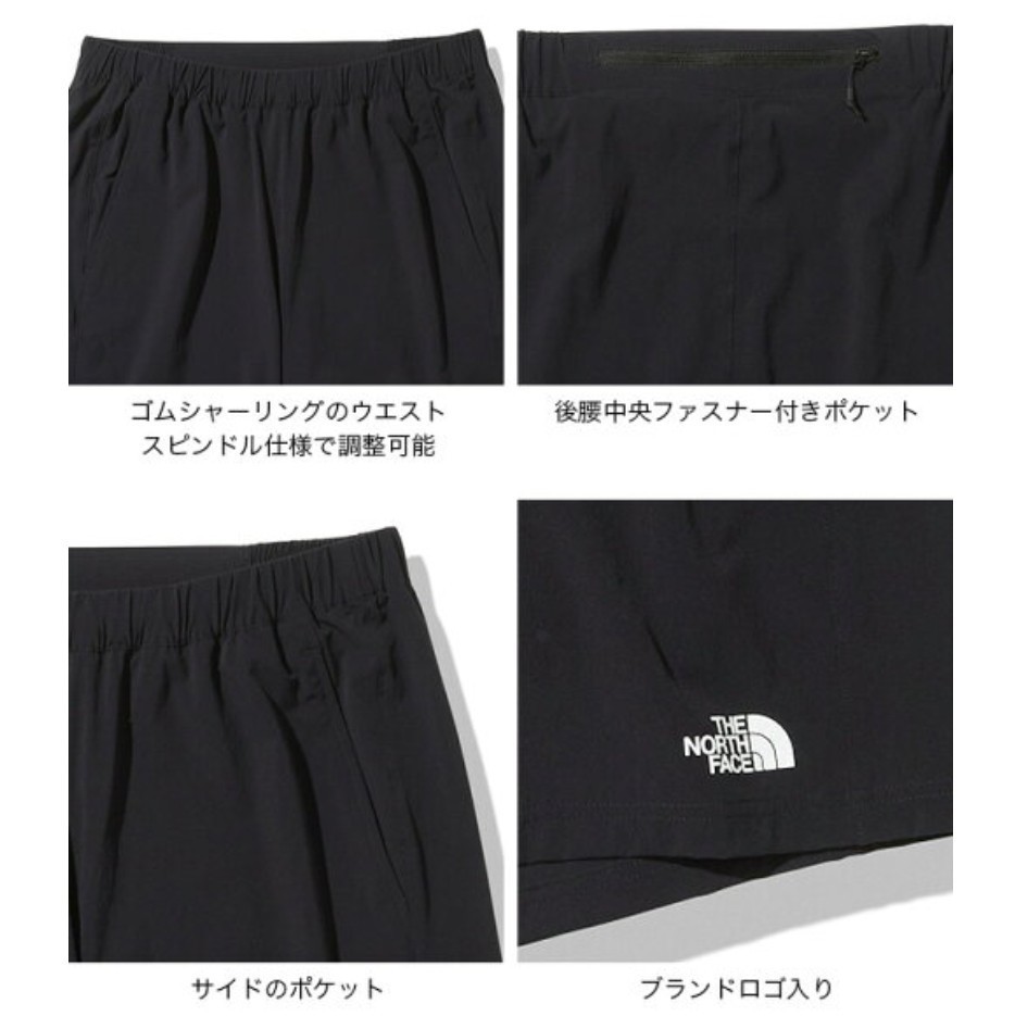 ◆新品未使用◆ノースフェイス 【フレキシブルマルチショーツ  ブラック  Msize 】NB42296  ショートパンツ