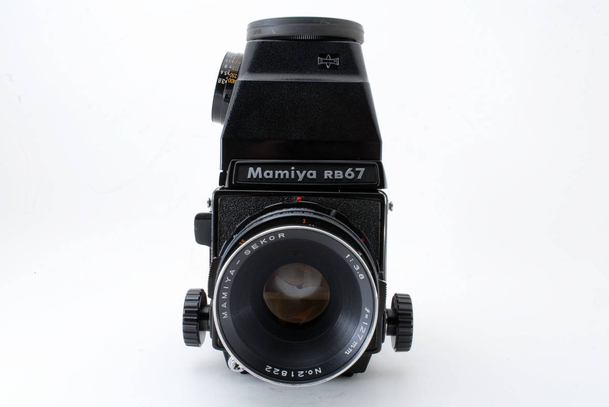 美品】マミヤ Mamiya RB67 PRO Sekor 127mm F3.8 CDS Chimney Finder