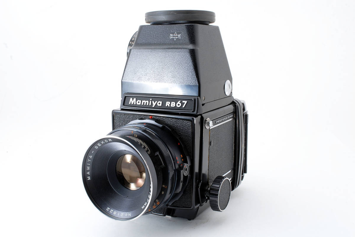 【美品】マミヤ Mamiya RB67 PRO Sekor 127mm F3.8 CDS Chimney Finder 849607_画像1