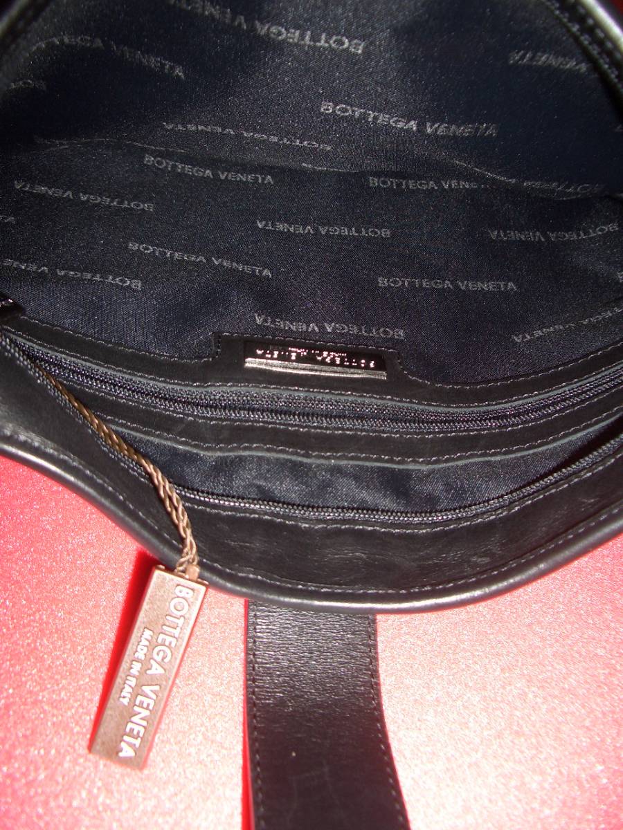 BOTTEGA VENETA ボッテガ ヴェネタ キャンバス& レザー ショルダーバッグ イタリア製 3