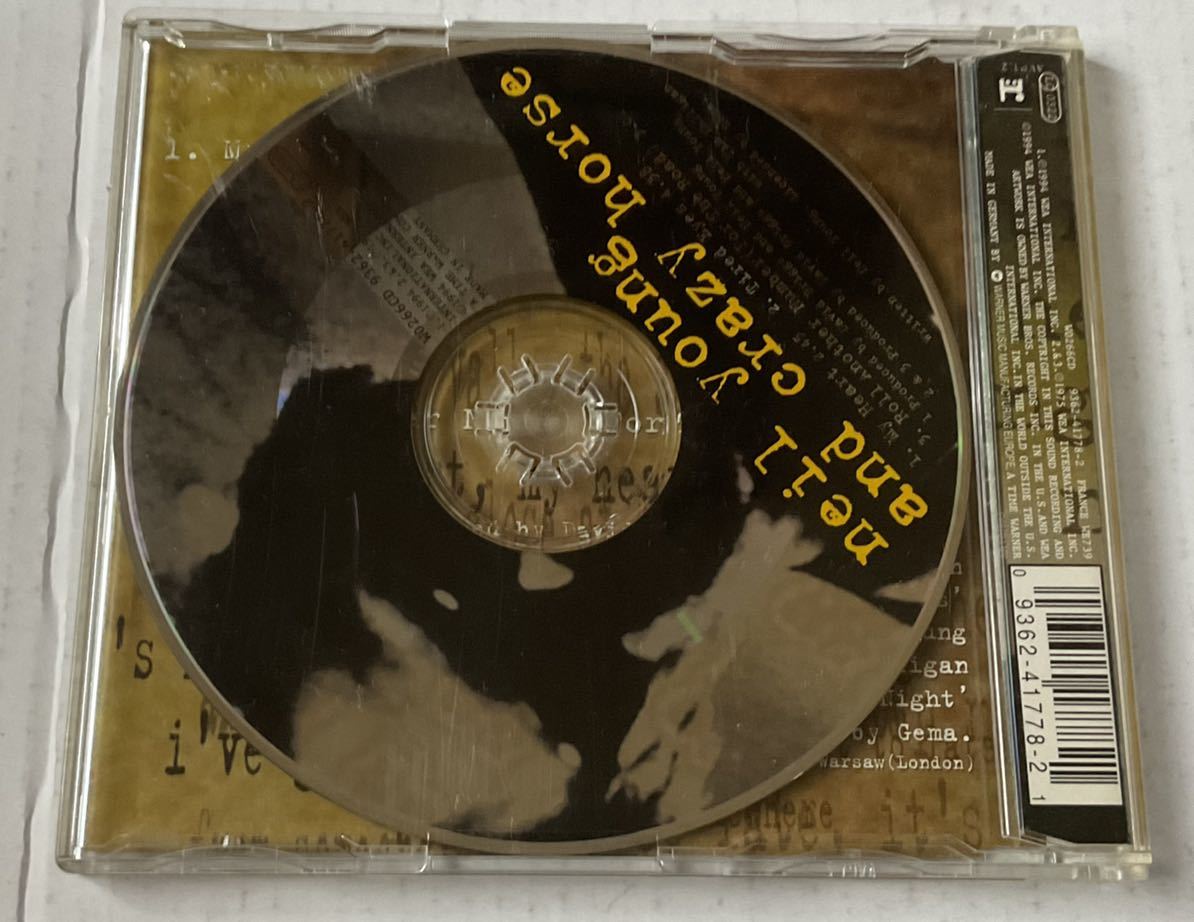 Neil Young & CRAZY HORSE. My Heart. 1994年.UK&EU盤. 3曲入りCDシングル,ニールヤング, クレイジーホース. WO266CD 9362-41778-2._画像4