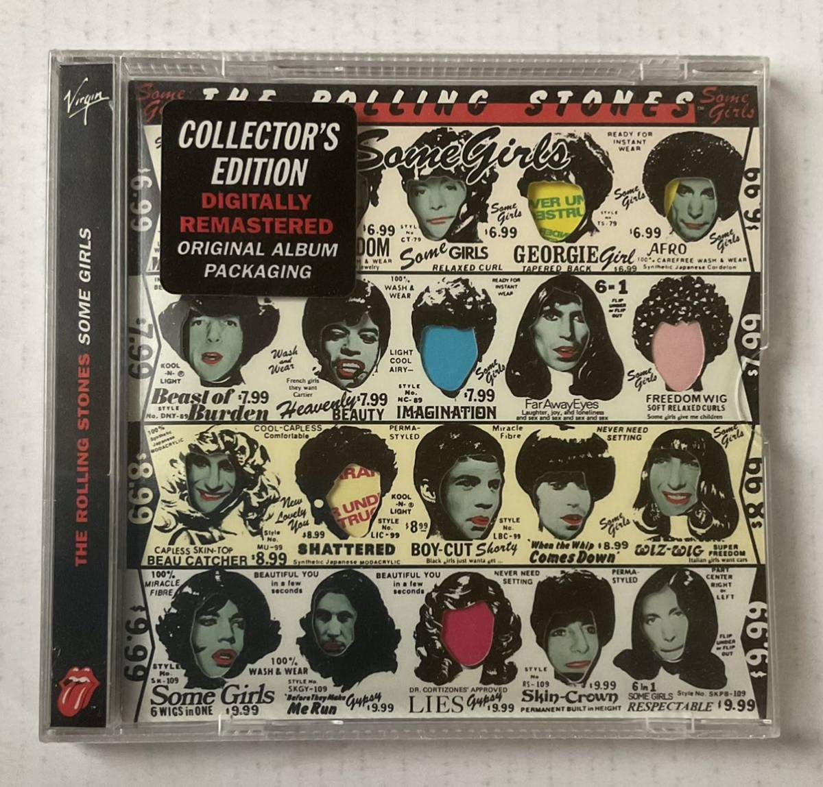 ローリングストーンズ SOME GIRLS. 1994年発売 コレクターズエディション EU&US盤 未開封品 the rolling stones.サムガールズ_画像1