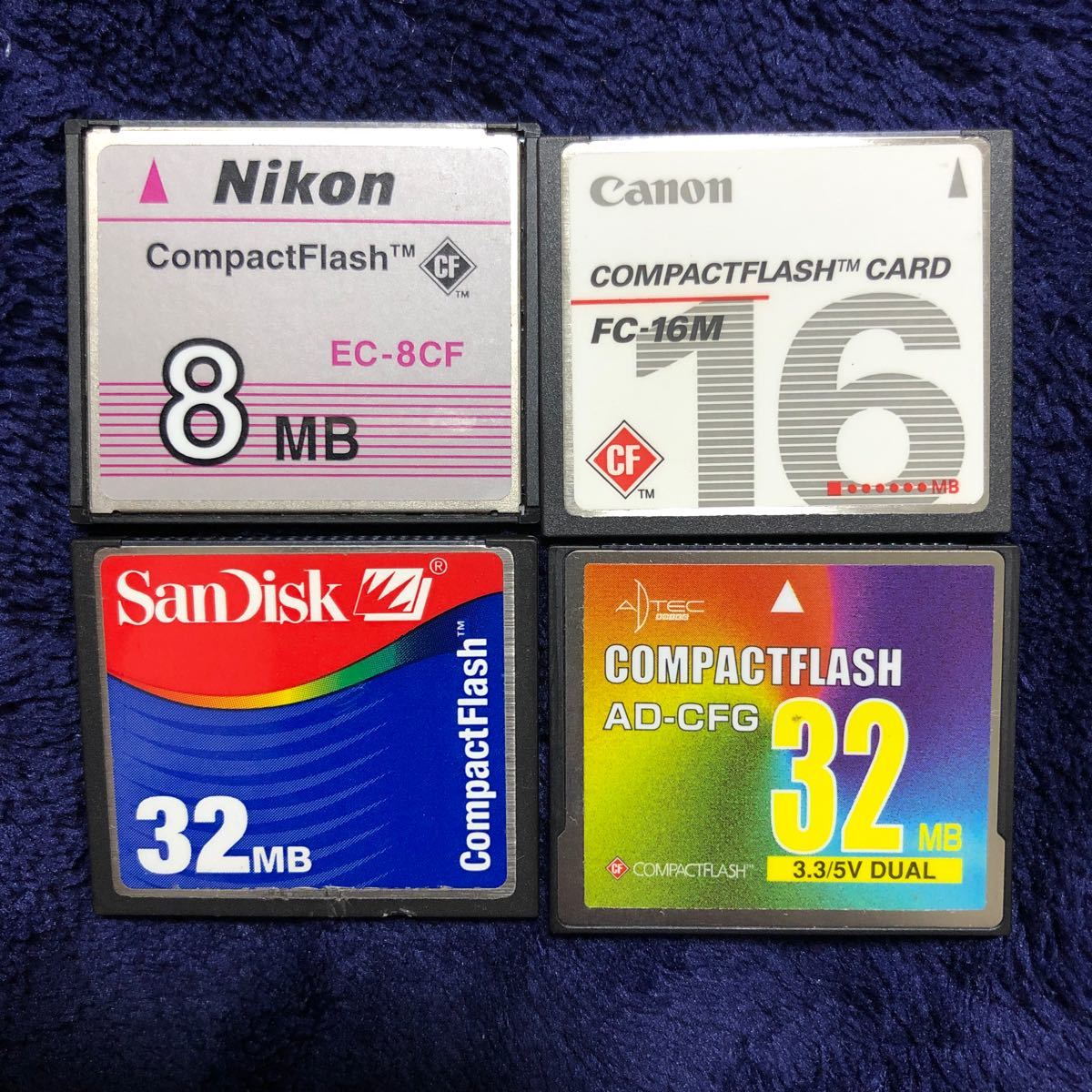 コンパクトフラッシュ CompactFlash CFカード 4枚