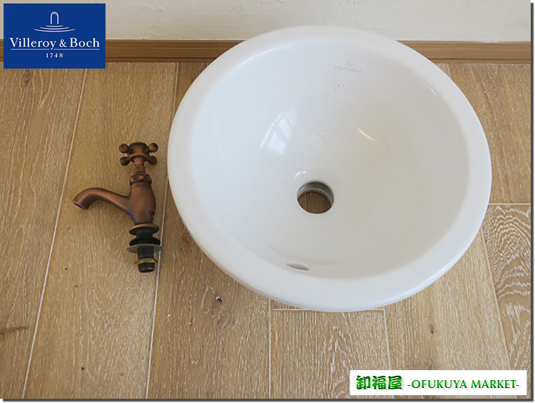 21481□Villeroy&Boch ビレロイ&ボッホ 洗面ボウル 陶器□展示 21481□Villeroy&Boch ビレロイ&ボッホ 洗面ボウル 陶器□展示