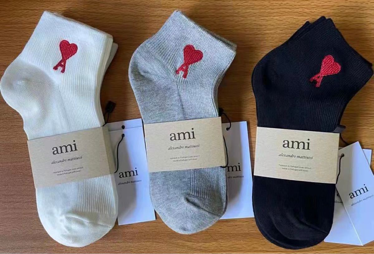 最新作 ami AMI Paris アミ・パリス ソックス 可愛い靴下 ハート 最新作 ami AMI Paris アミ・パリス ソックス 可愛い靴下 ハート