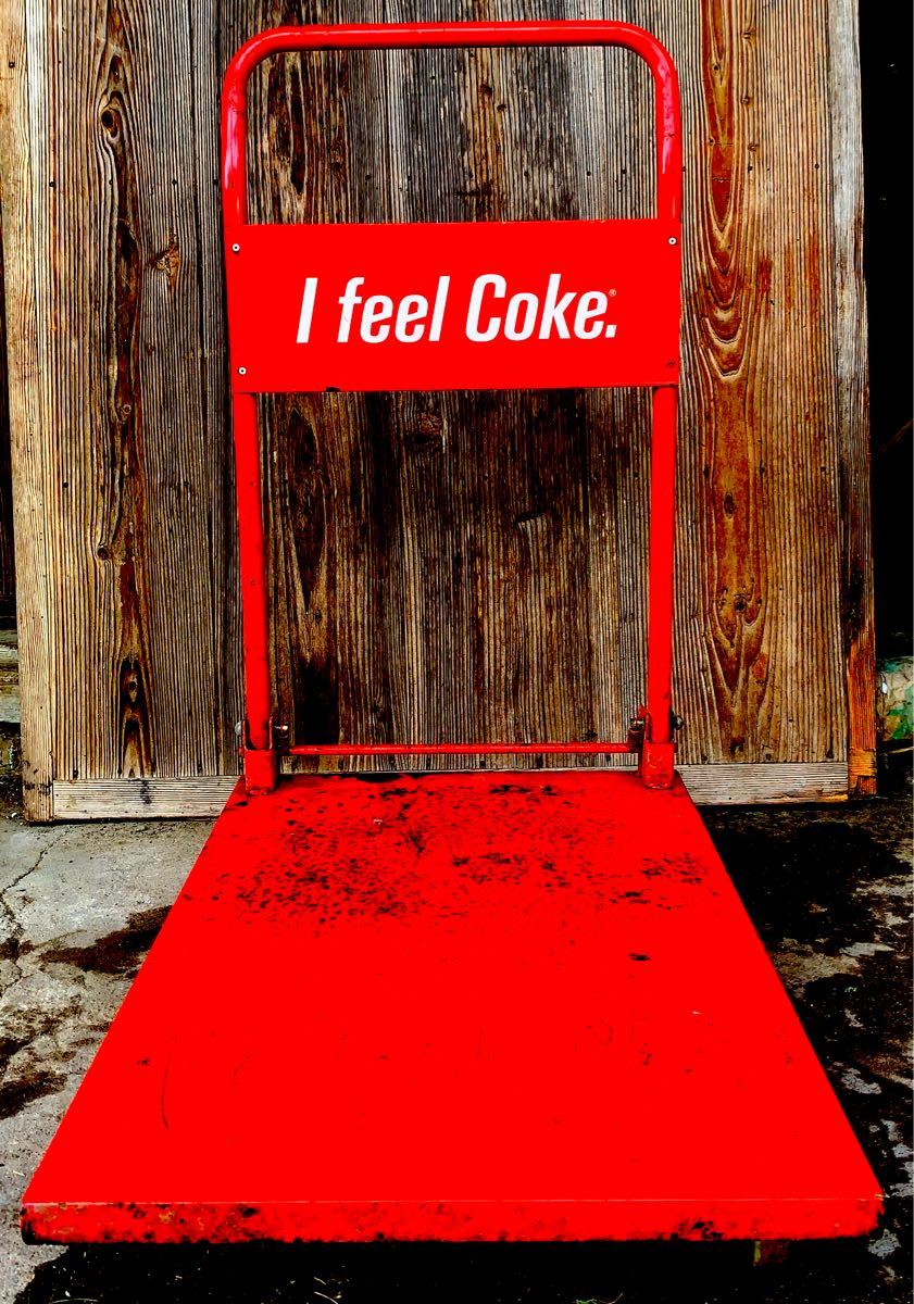 昭和レトロ CocaCola コカコーラ 非売品 折り畳みカート 台車 激レア品