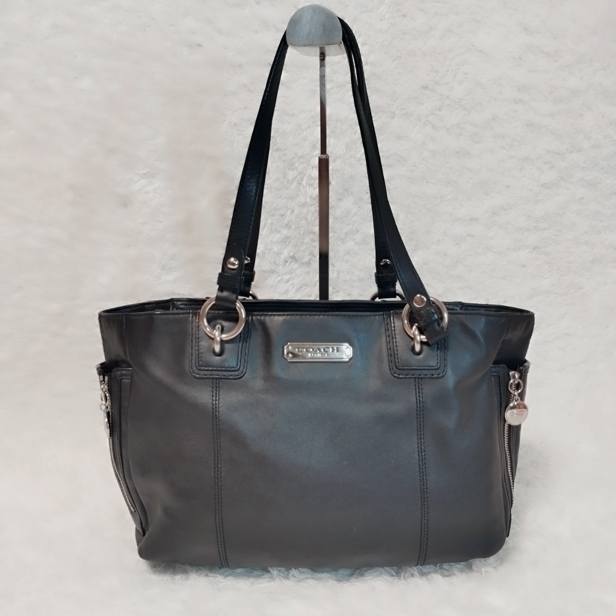 COACH コーチ ハンドバッグ トートバッグ レザー 革 ジップ COACH コーチ ハンドバッグ トートバッグ レザー 革 ジップ