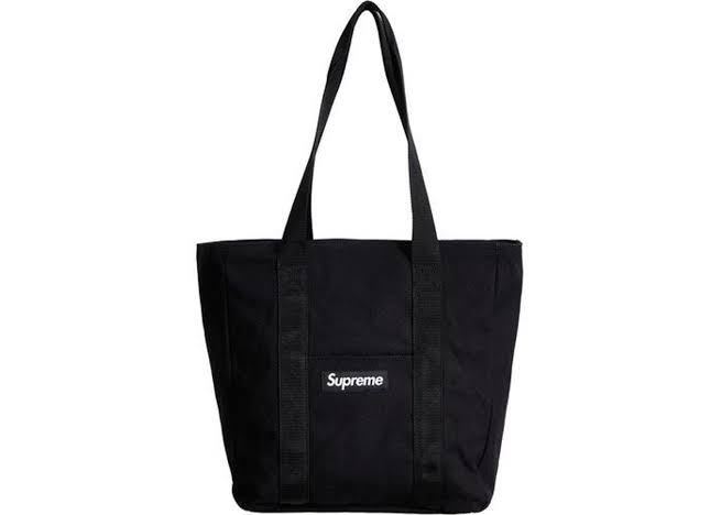 Supreme TOTE POLARTEC BLACK トートバッグ 黒 ボックスロゴ Supreme TOTE POLARTEC BLACK トートバッグ 黒 ボックスロゴ