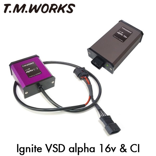 T.M.WORKS イグナイトVSD アルファ16V＆CI セット ランサーエボリューション7 CT9A 4G63 2001/02～2002/12