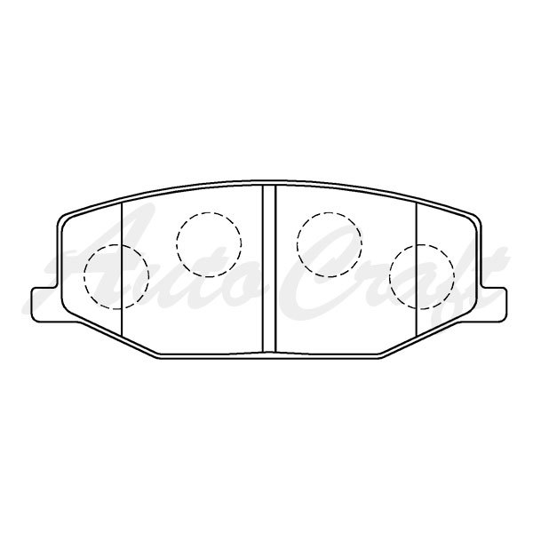 TOKICO トキコ 純正交換 ブレーキパッド フロント ジムニーワイド GF-JB33W 1998.01～2000.04_画像2