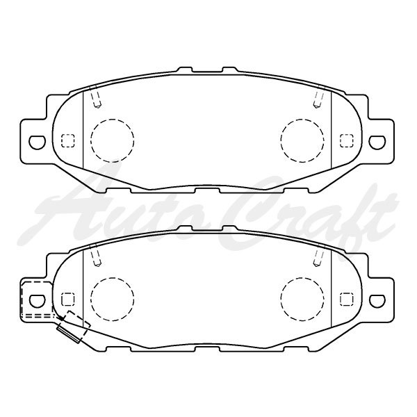 TOKICO トキコ 純正交換 ブレーキパッド リア マークII E-JZX100 GF-JZX100_画像2