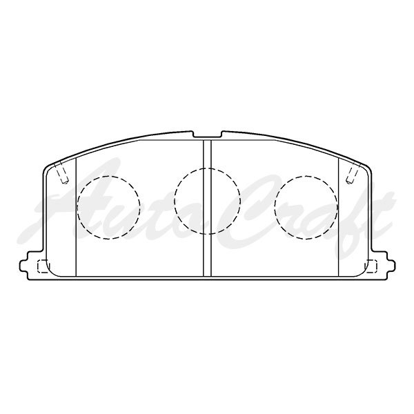 TOKICO トキコ 純正交換 ブレーキパッド フロント カローラスパシオ E-AE111N GF-AE111N_画像2