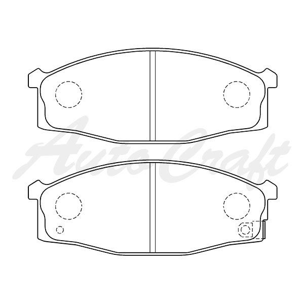 TOKICO トキコ 純正交換 ブレーキパッド フロント アトラス KG-SR4F23 KR-SR4F23_画像2