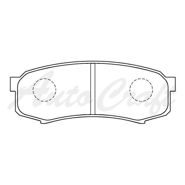 TOKICO トキコ 純正交換 ブレーキパッド リア ランドクルーザープラド LA-RZJ125W 2002.09～2004.08_画像2