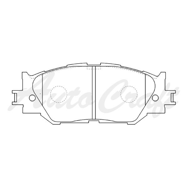 TOKICO トキコ 純正交換 ブレーキパッド フロント レクサス IS DBA-GSE20_画像2