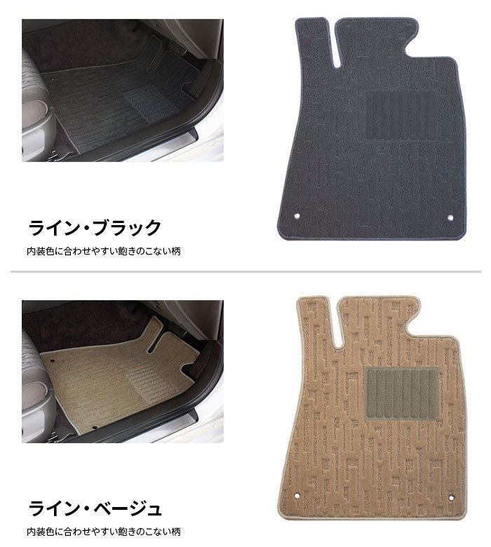 . peace industry casual floor mat for 1 vehicle beet PP1 H3/5~H7/10