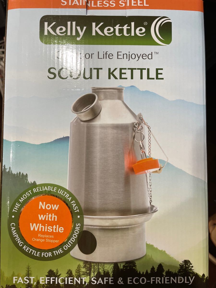 新品未使用kelly kettle ケリー　ケトル　スカウト　湯沸し器1.2L キャンプ