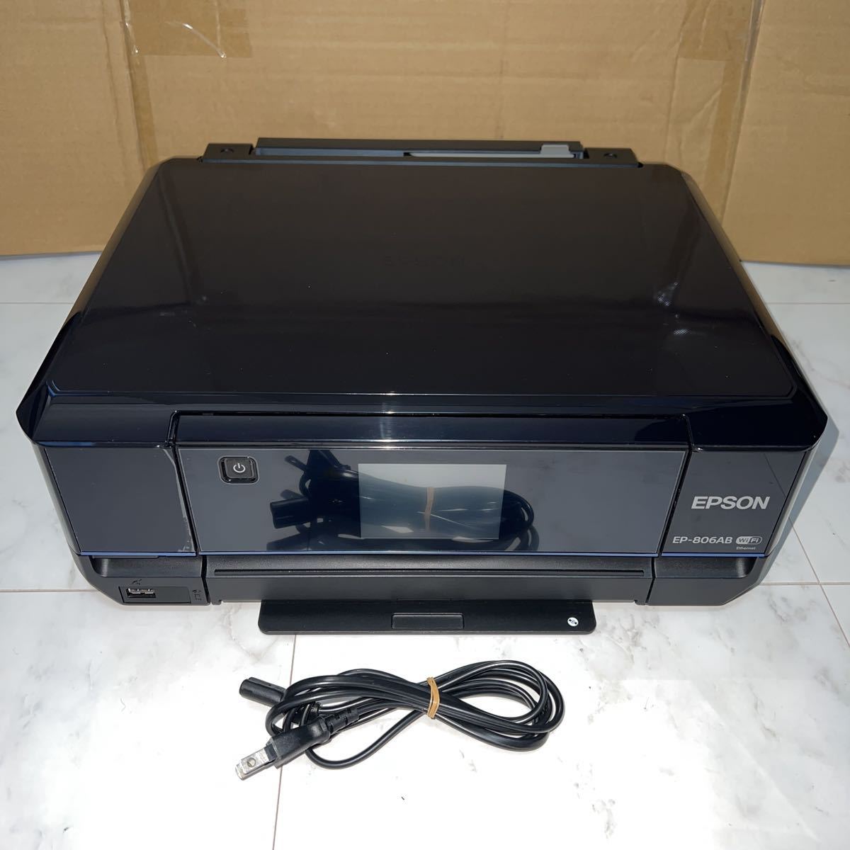 エプソン インクジェット複合機 Colorio EP-806AB 無線 有線