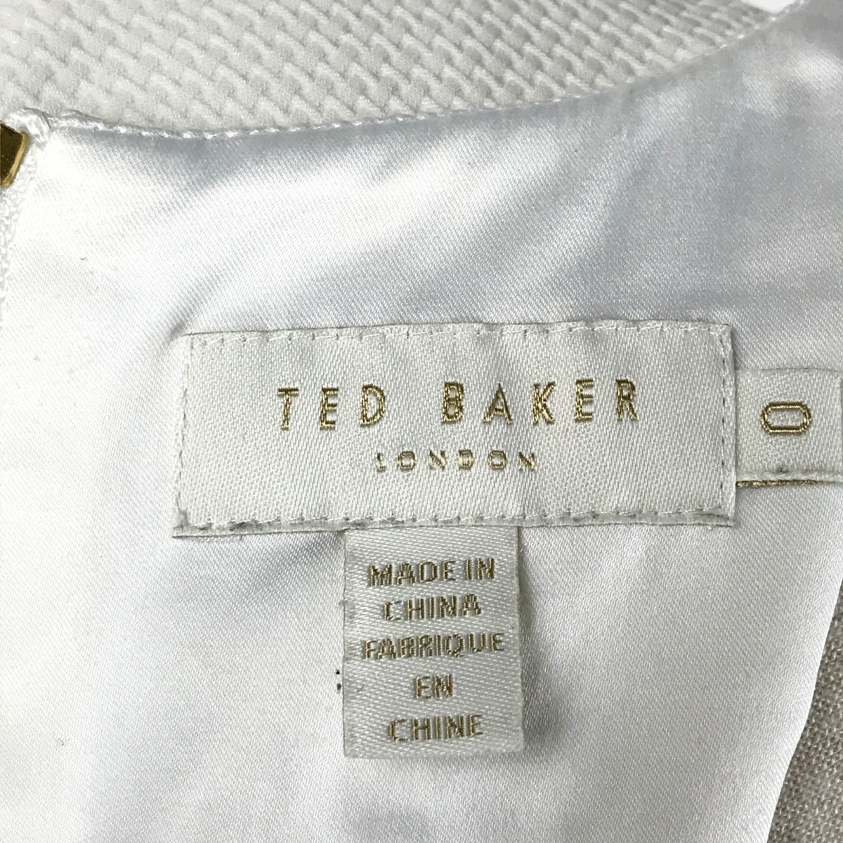 TED BAKER テッドベイカー ノースリーブワンピース 花柄 白 ホワイト レディース サイズ0*ZA1532 - 7