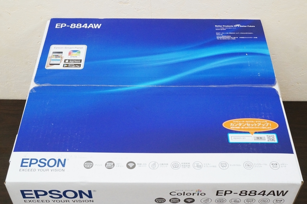 【未開封・未使用】EPSON エプソン EP-884AW Colorio カラリオ プリンター インクジェットプリンタ k_e_画像3