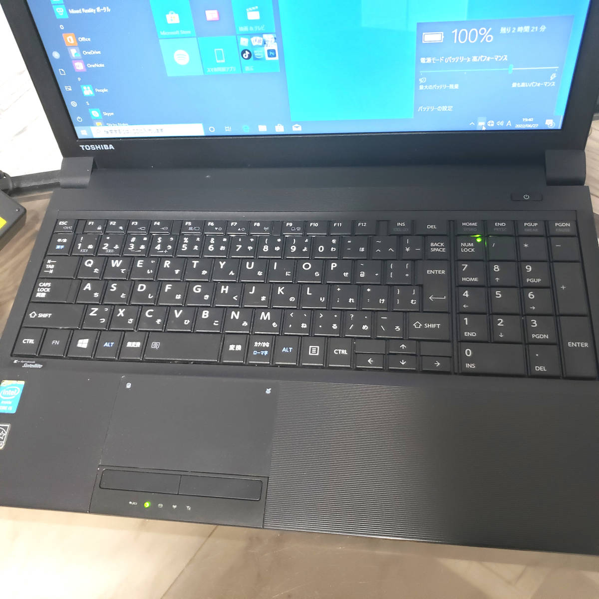 【 第4世代 Core i5 + 高速SSD 】 dynabook Core i5-4200M 2コア/4スレッド 大容量メモリ:8GB 新品SSD:120GB Sマルチ TOSHIBA Win10 #627_画像6