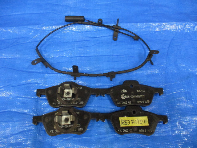 *BMW MINI Mini R53 R52 R50 front brake pad remainder amount approximately 11 millimeter pad sensor. extra attaching. letter pack post service shipping postage 520 jpy *
