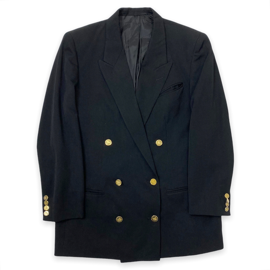 バーバリー ジャケット ブラック BURBERRY 古着 メンズ M サイズ10