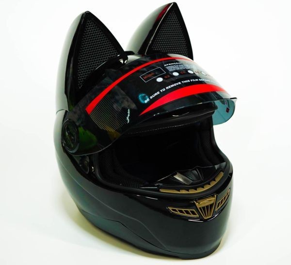 ヘルメット 猫 ネコ ねこ 猫耳 黒 ブラック M ネコミミ ねこ耳 ヘルメット 猫 ネコ ねこ 猫耳 黒 ブラック M ネコミミ ねこ耳