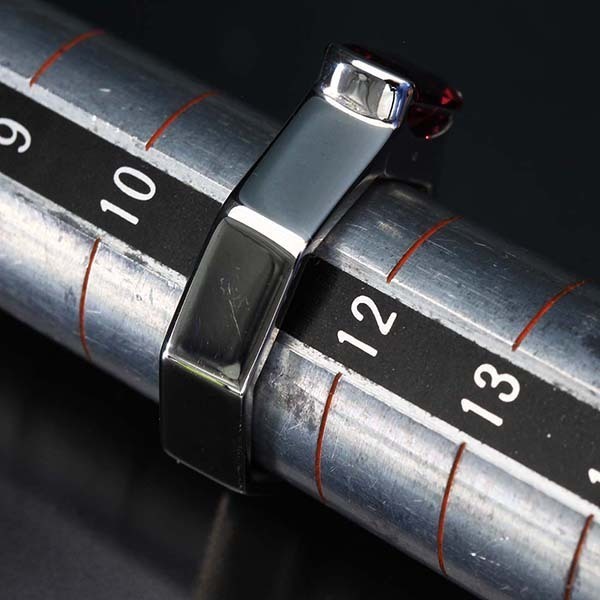 タサキ 指輪/リング ダイヤ 0.08ct 10号 トルマリン パープル K18WG