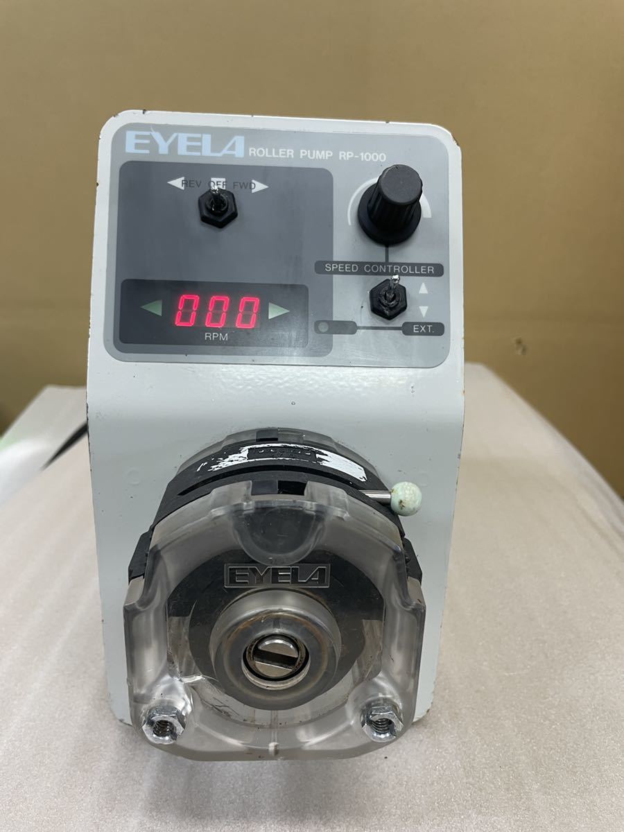 EYELA 定量送液ポンプ ローラーポンプ RP-1000 通電、正、逆、加速