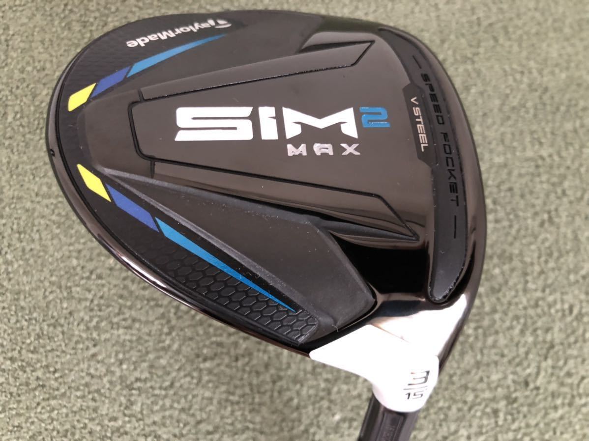 超美品】テーラーメイド SIM2 MAX 3W 15° Tour AD HD-6(S) 日本仕様