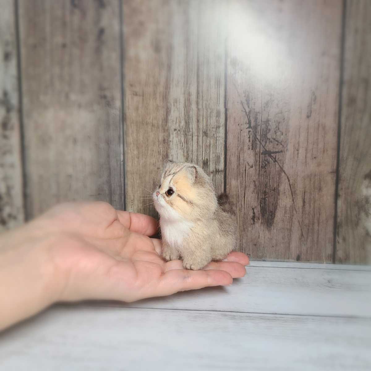 赤ちゃんチンチラ*ペルシャ 羊毛フェルト ハンドメイド グッズ 赤ちゃんチンチラ*ペルシャ 羊毛フェルト ハンドメイド グッズ